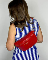 The Ono Crossbody Belt Bag - Cardinal