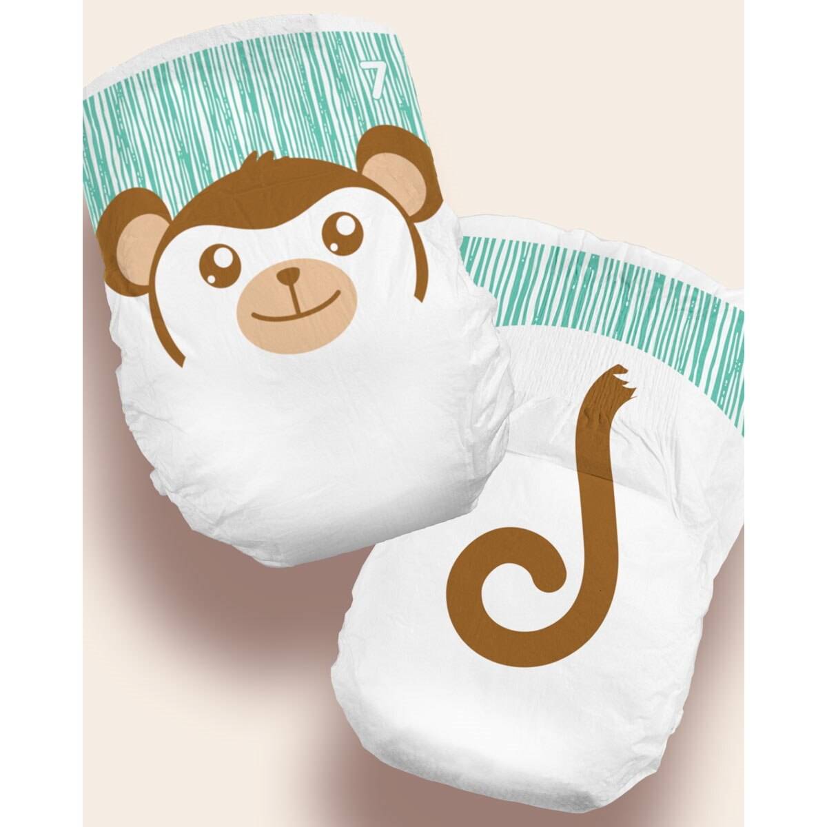 Cuties Complete Care Baby Diapers, Size 7