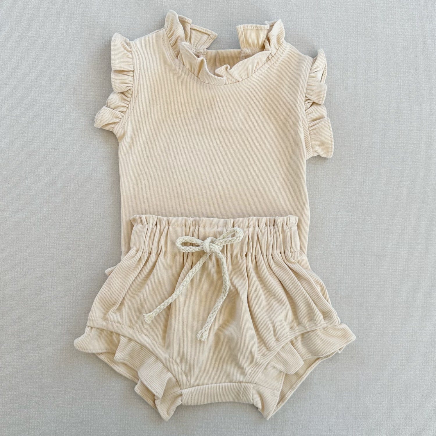 Little Girl Frilly Top and Bottom Set