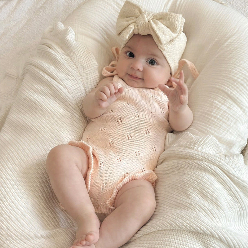 Three Little Tots Baby Knitted Vest Wool Jumpsuit Spring And Autumn, additional product photo