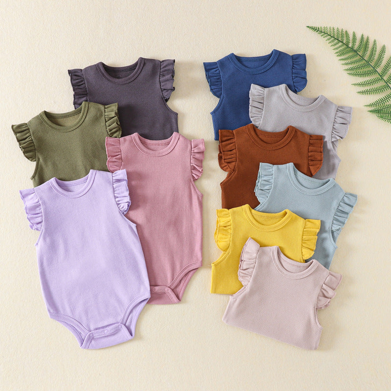 Three Little Tots Newborn Clothes Baby Girl Onesie Jumpsuit Romper