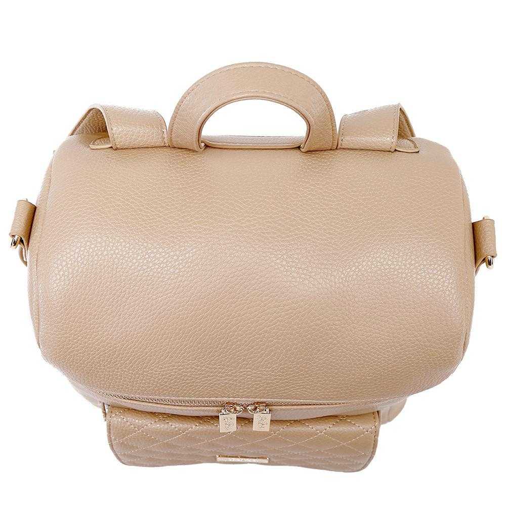 Three Little Tots Signature Diaper Bag Latte Brown, additional view