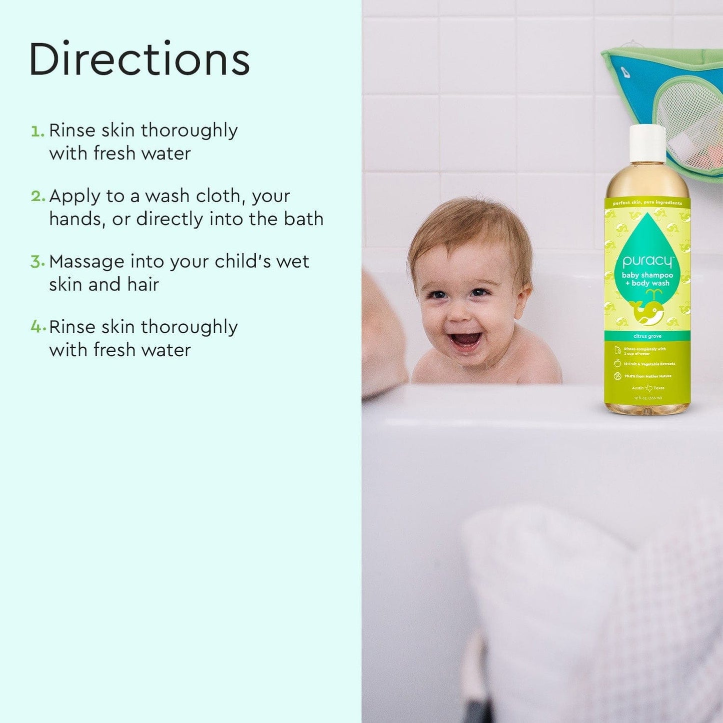 Three Little Tots Baby Shampoo and Body Wash Tear-Free, additional view