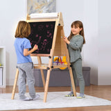 Three Little Tots Foldable Kids Easel 3 Adjustable Heights Art Station for Drawing and Painting