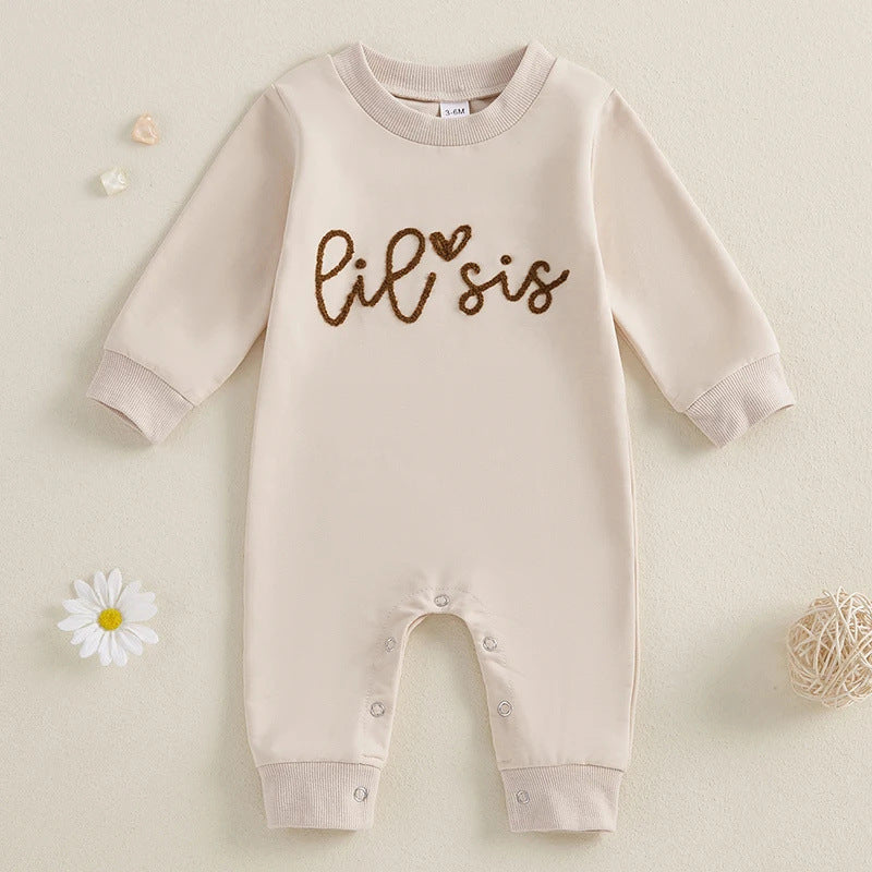 Three Little Tots Baby Jumpsuit Baby Girl Simple Onesie