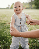 Elowen Tie Front Two-Piece Set - Oat Milk Pinstripe