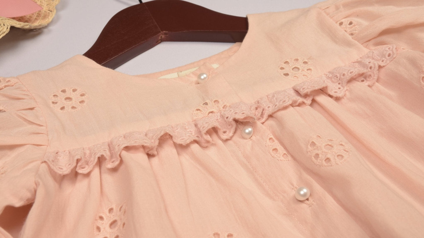 Three Little Tots Embroidered Schiffli Dress, supplementary photo