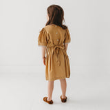 Three Little Tots Embroidered yoke with Puff Sleeves, additional product photo