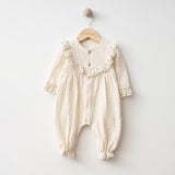 Three Little Tots Emilia Ruffle Muslin Romper, additional product photo