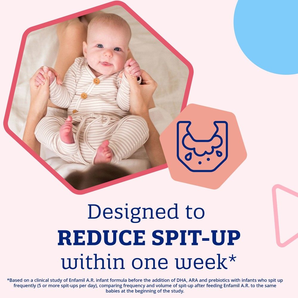 Generic Added Rice Formula Enfamil A.R. Infant Formula with Added Rice, Ready to Use, 2 oz Bottle ...