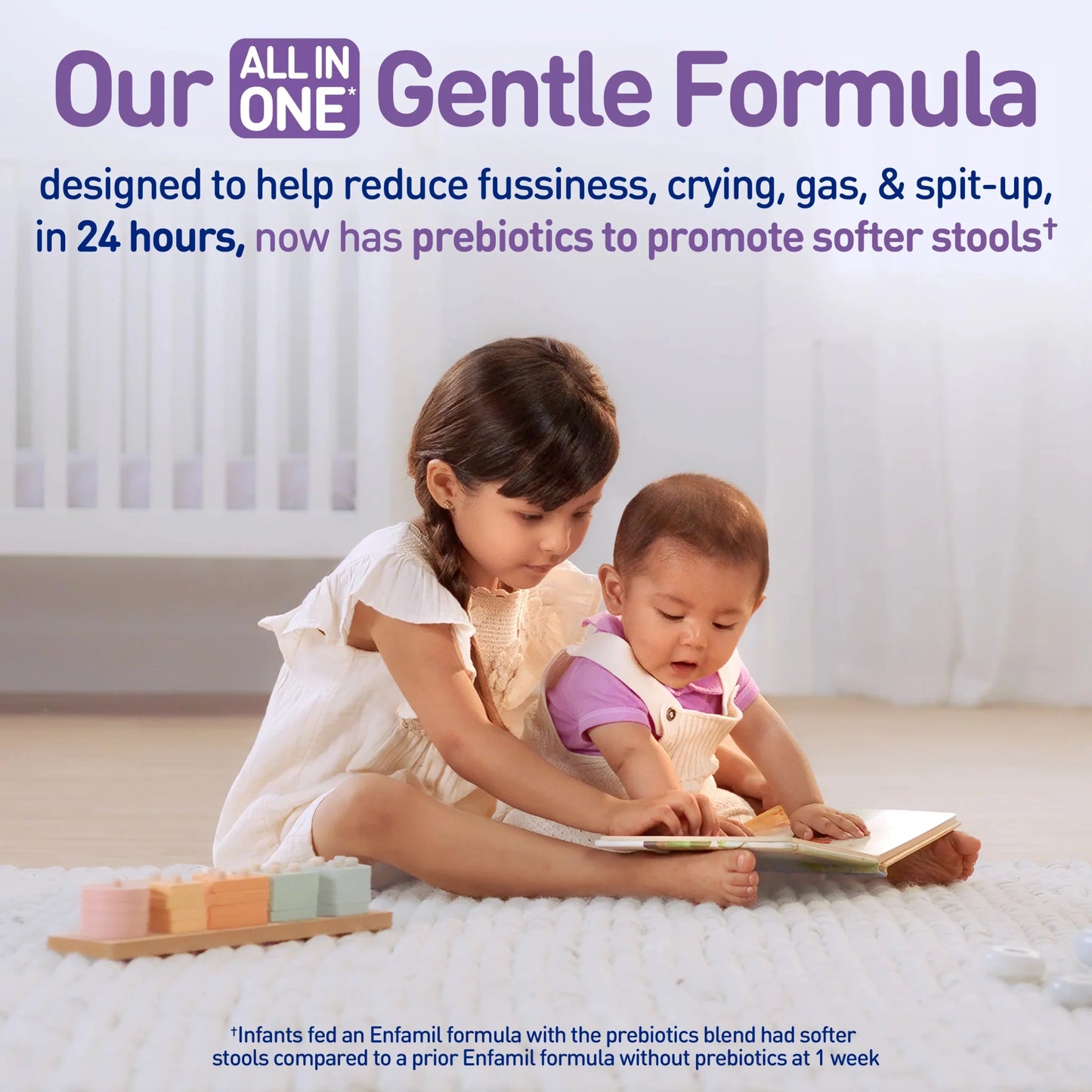 Enfamil NeuroPro Gentlease Infant Formula, Ready to Use, 2 oz Bottle