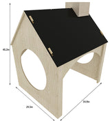 Three Little Tots Evergreen- Children's Playhouse with Chalkboard Roof, fourth additional photo