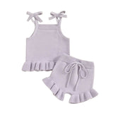 Bow Tank Top and Bottom Summer Set