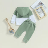 Boys Color Block Hoodie and Sweatpants