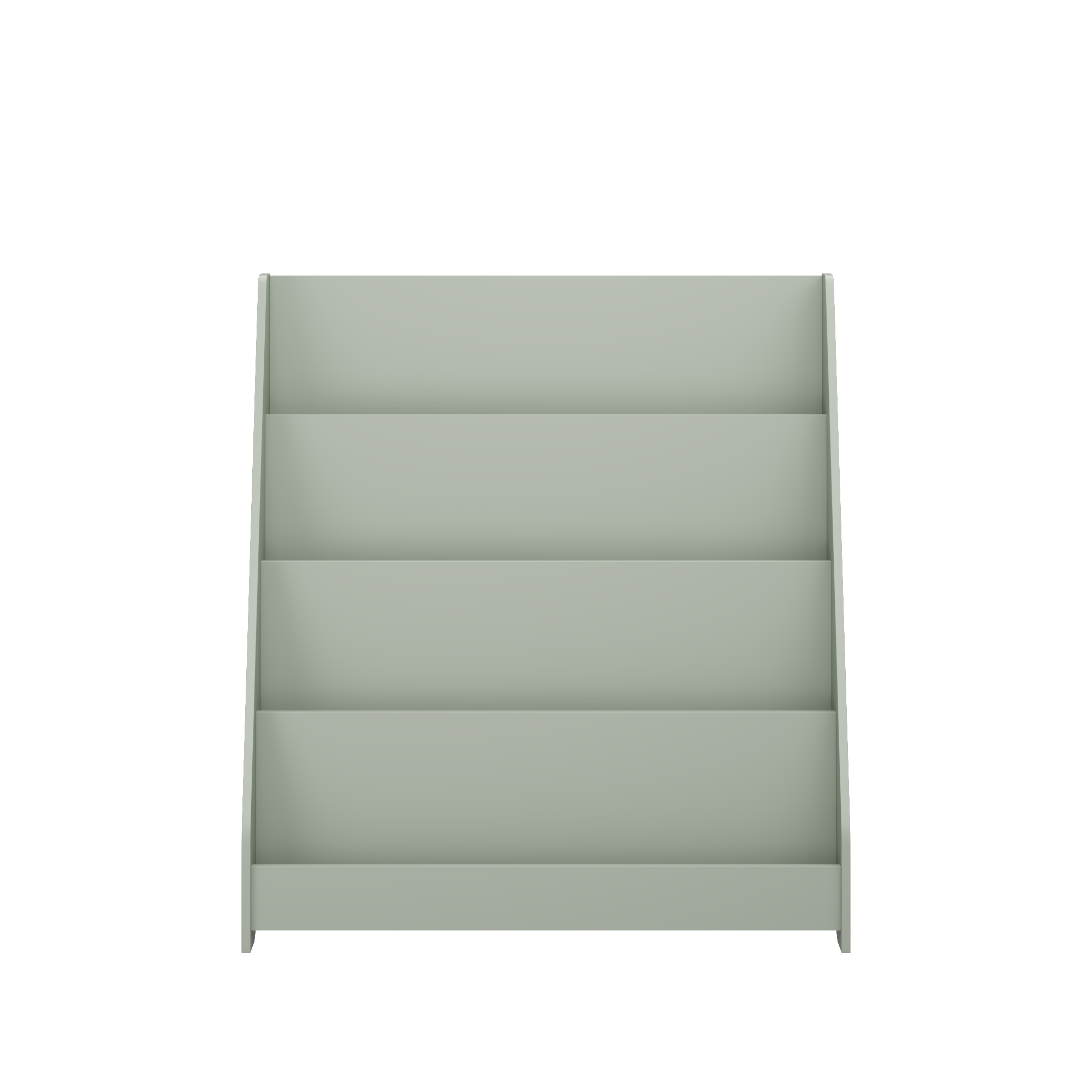 MOONRIVER 4-Tier Kids Bookshelf, Toddler Book Display Shelves, Sage (Open Box)