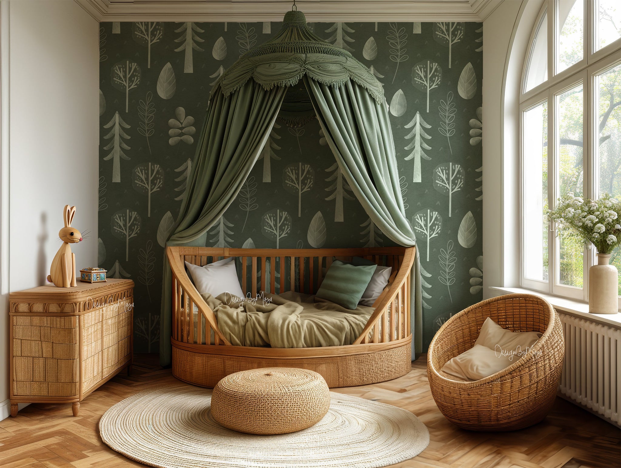 Arrows Forest - Nursery Wall Decor Wallpapers