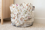 Baby Animals Farm - Vintage Baby Blanket
