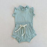 Little Girl Frilly Top and Bottom Set