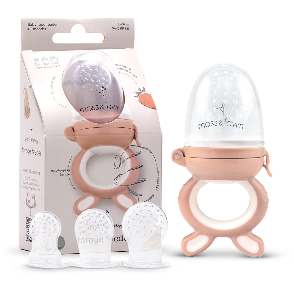 Three Little Tots Forage Feeder, in Bloom