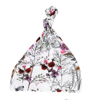 Floral Knotted Hat