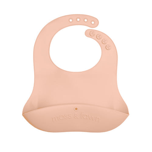 Three Little Tots Gather and Roll Bib, in BLOOM
