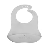 Three Little Tots Gather and Roll Bib, in DEW
