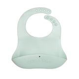 Three Little Tots Gather and Roll Bib, in FERN