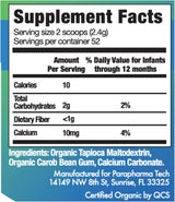 Gelmix Organic Infant Thickener for Breast Milk & Formula, Unflavored