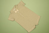Three Little Tots Green Gingham Boy Bubble, additional product photo