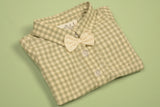 Three Little Tots Green Gingham Boy Bubble, extra product detail