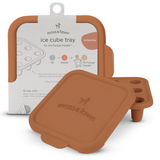 Three Little Tots Ice Cube Tray, in Terracotta