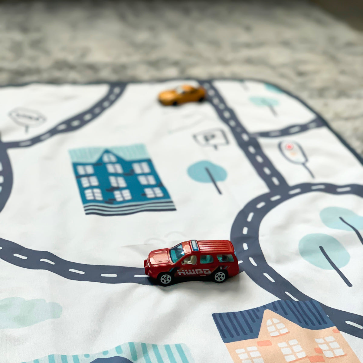 Tiny Town Splash Mat - A Waterproof Catch-All for Highchair Spills and More!