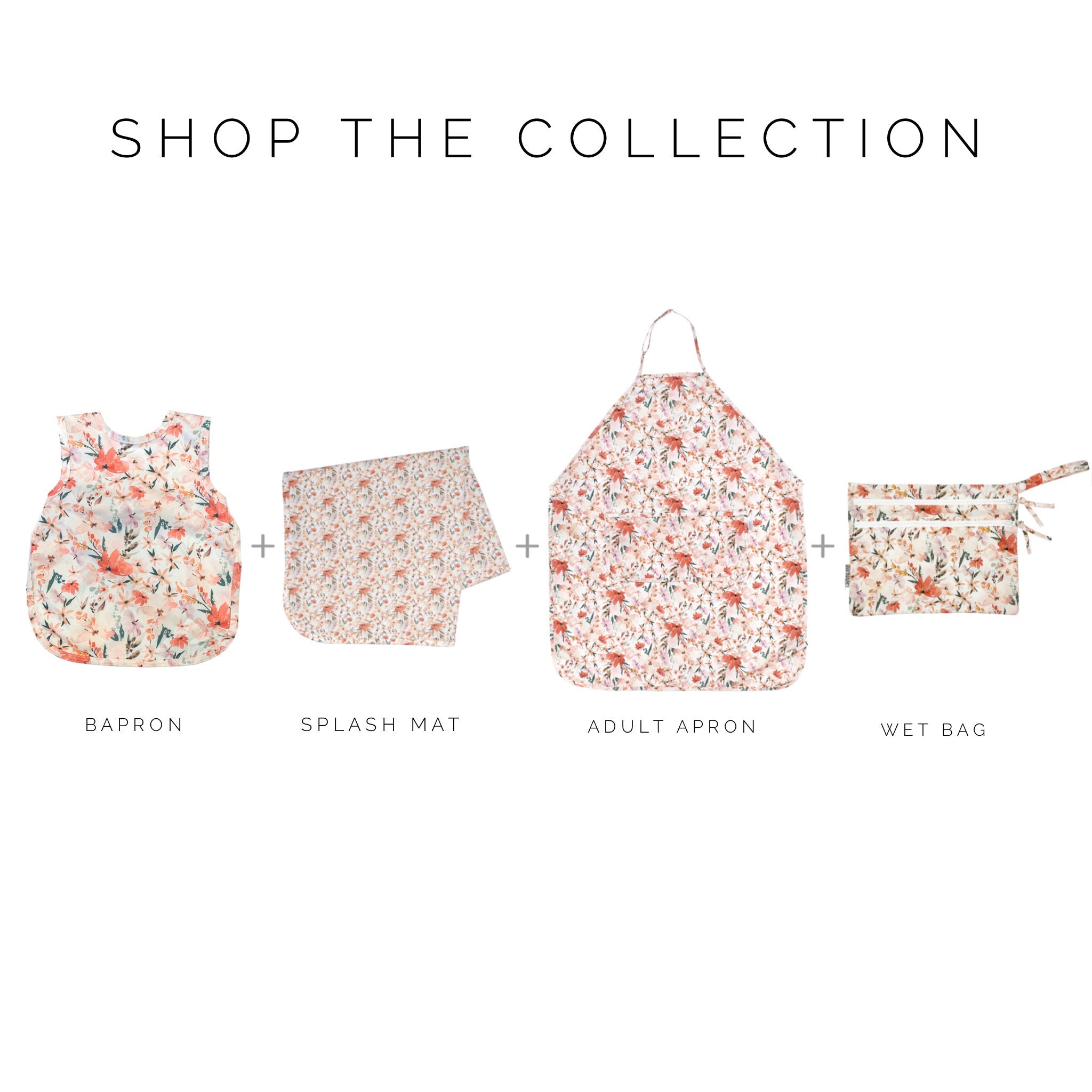 Peachy Dreams - Waterproof Wet Bag (For mealtime, on-the-go, and more!)