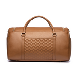 Three Little Tots Weekender Travel Bag Caramel, another angle
