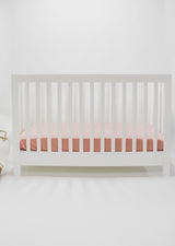 Peony Ribbed Crib Sheet