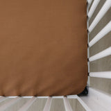 Mustard Bamboo Stretch Crib Sheet
