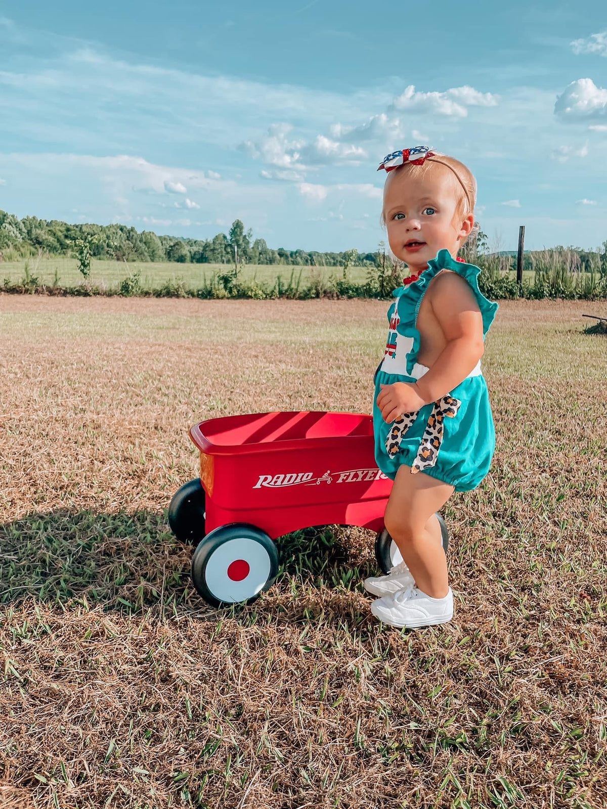 All American babe romper
