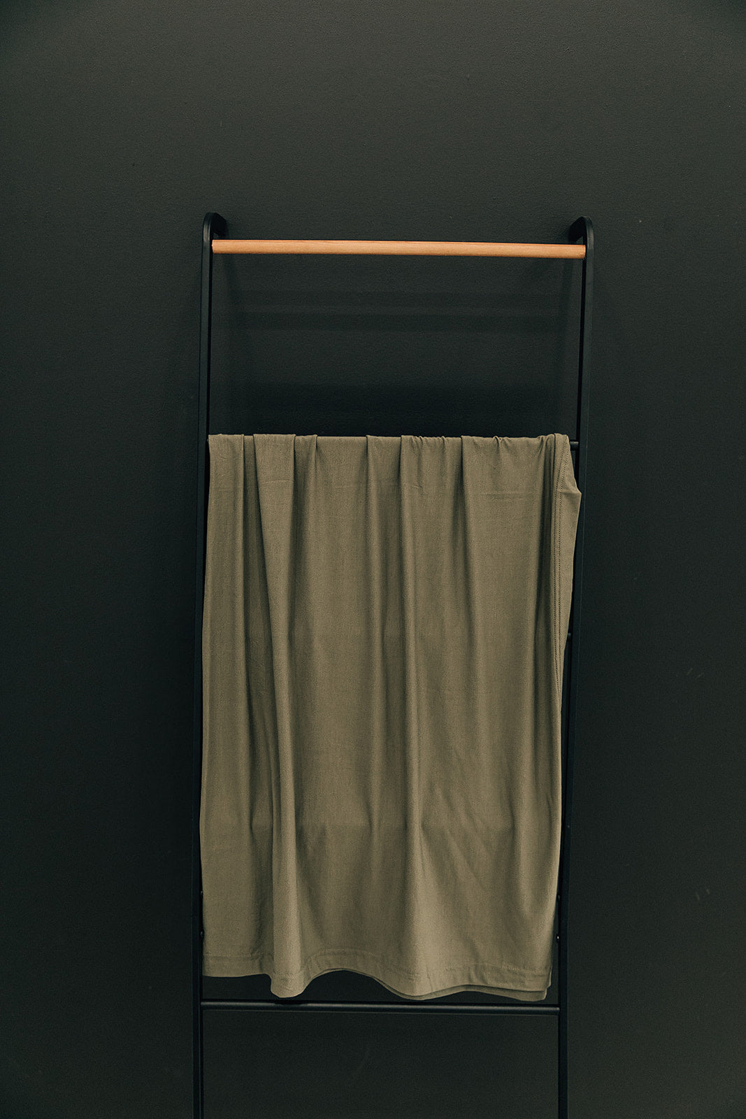 Three Little Tots Olive Bamboo Stretch Swaddle, third additional photo