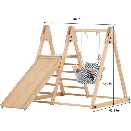 Three Little Tots Juniper Toddler Climber and Swing Foldable, eighth additional photo