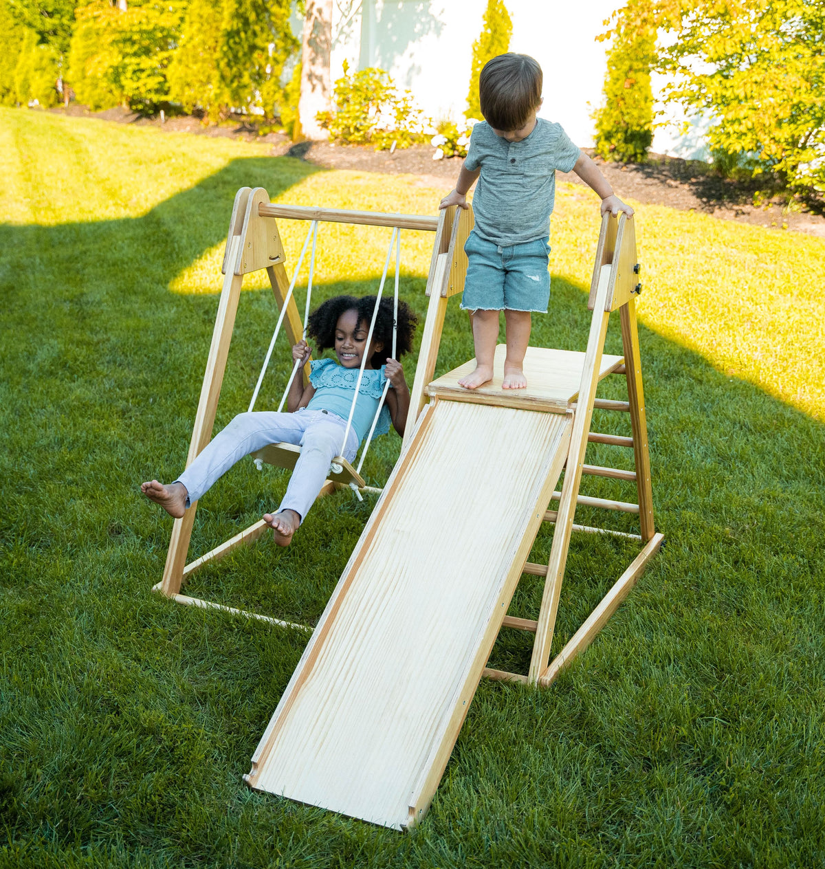 Three Little Tots Juniper Toddler Climber and Swing Foldable, additional product photo