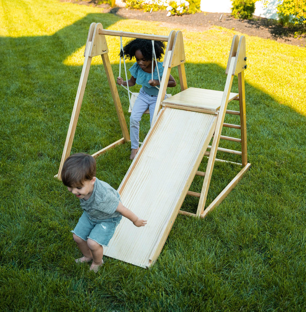 Three Little Tots Juniper Toddler Climber and Swing Foldable, additional product photo