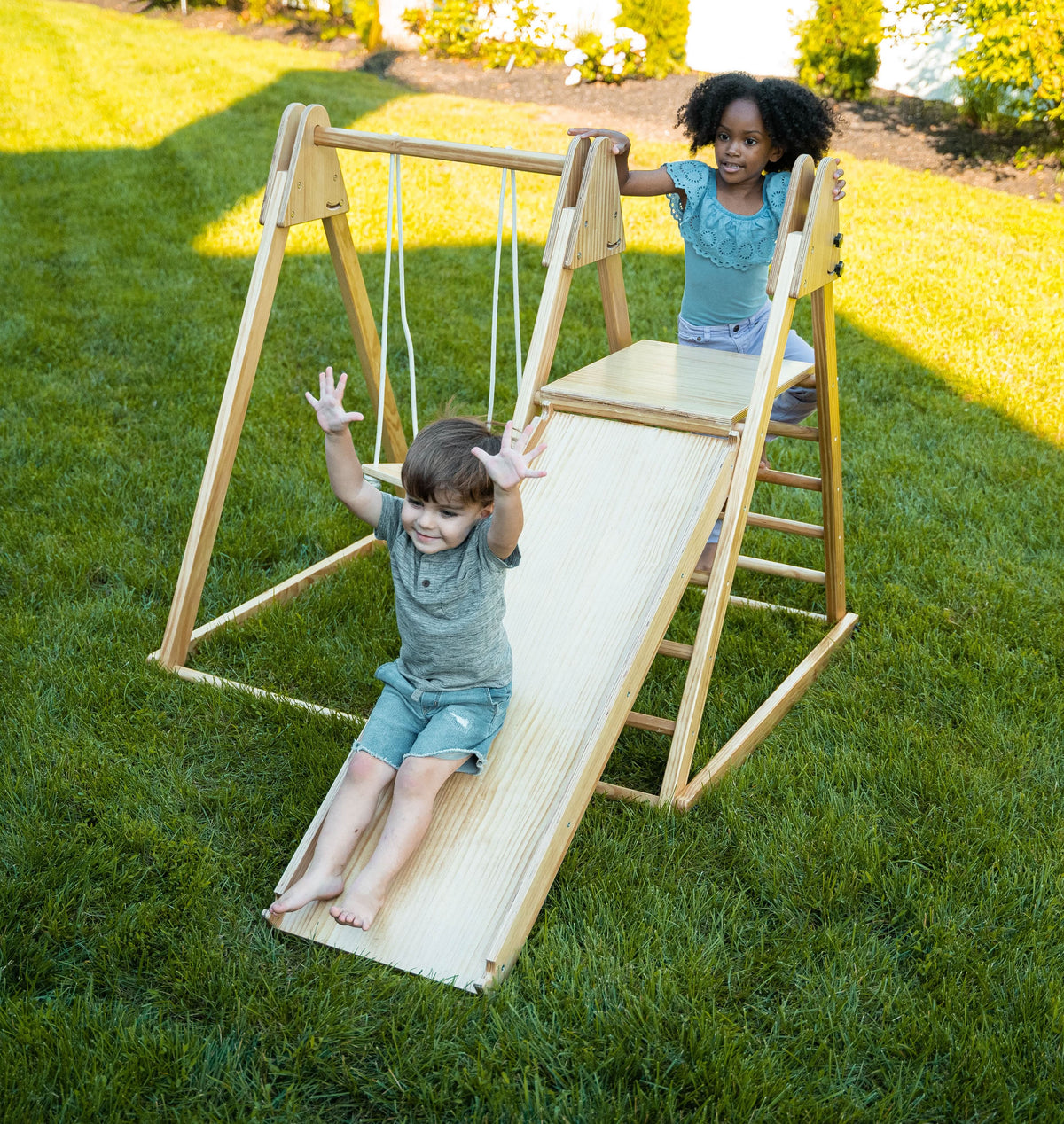 Three Little Tots Juniper Toddler Climber and Swing Foldable, ninth additional photo