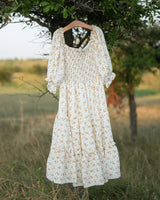 Katherine Dress - Yellow Floral