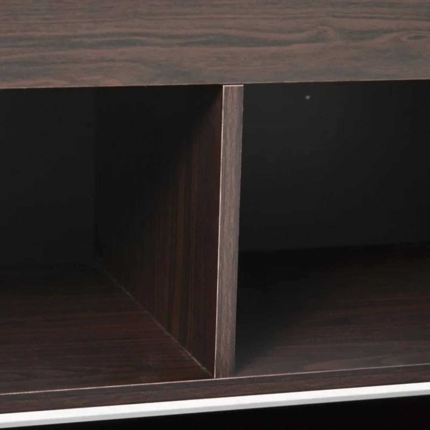 HOMCOM Kids Bookcase Multi-Shelf Book Rack with Mobile Drawer, Brown