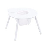 Civil HN Children's White Panel Table with 4 Chairs Set