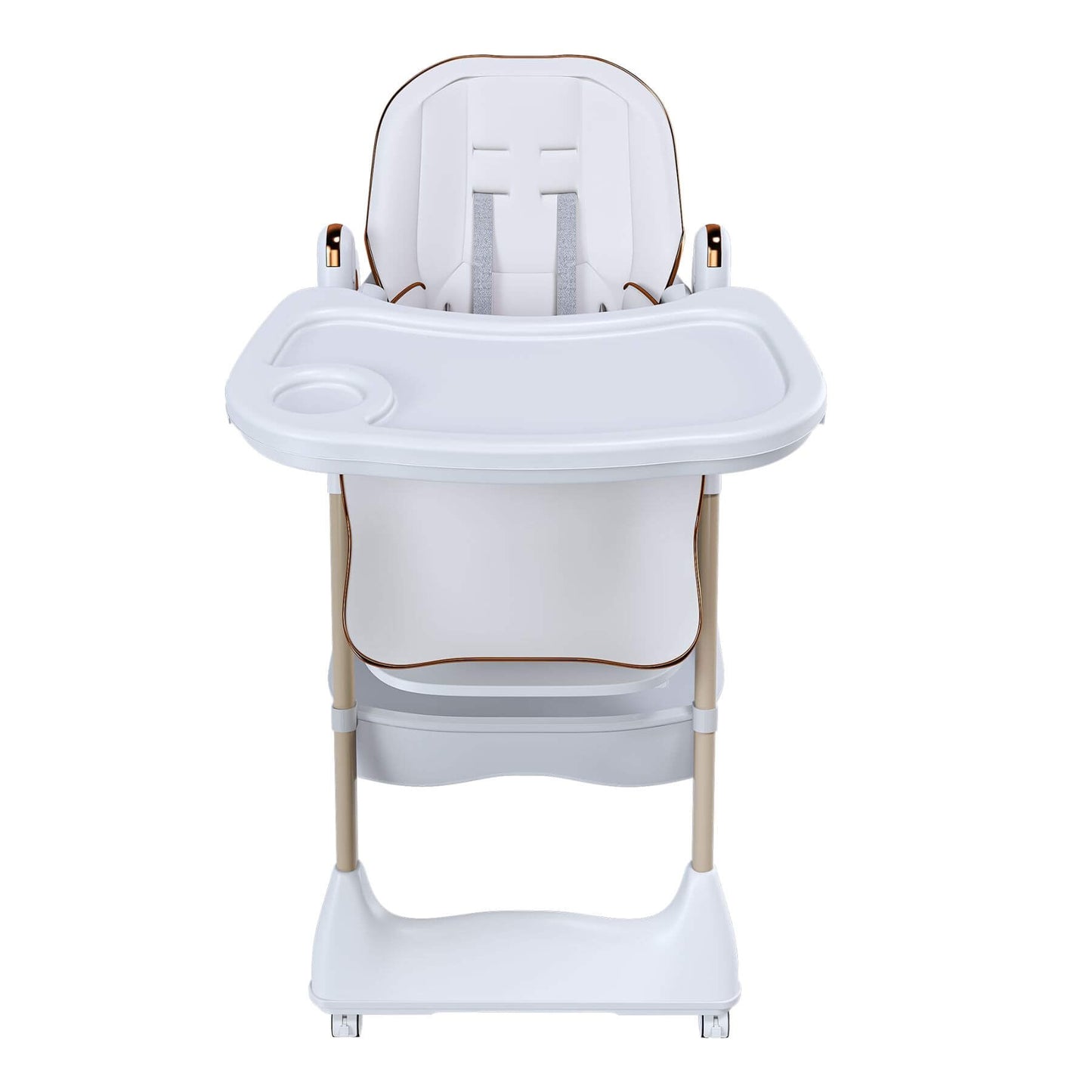 Leavader Adjustable Baby High Chair 0-6 Years, White