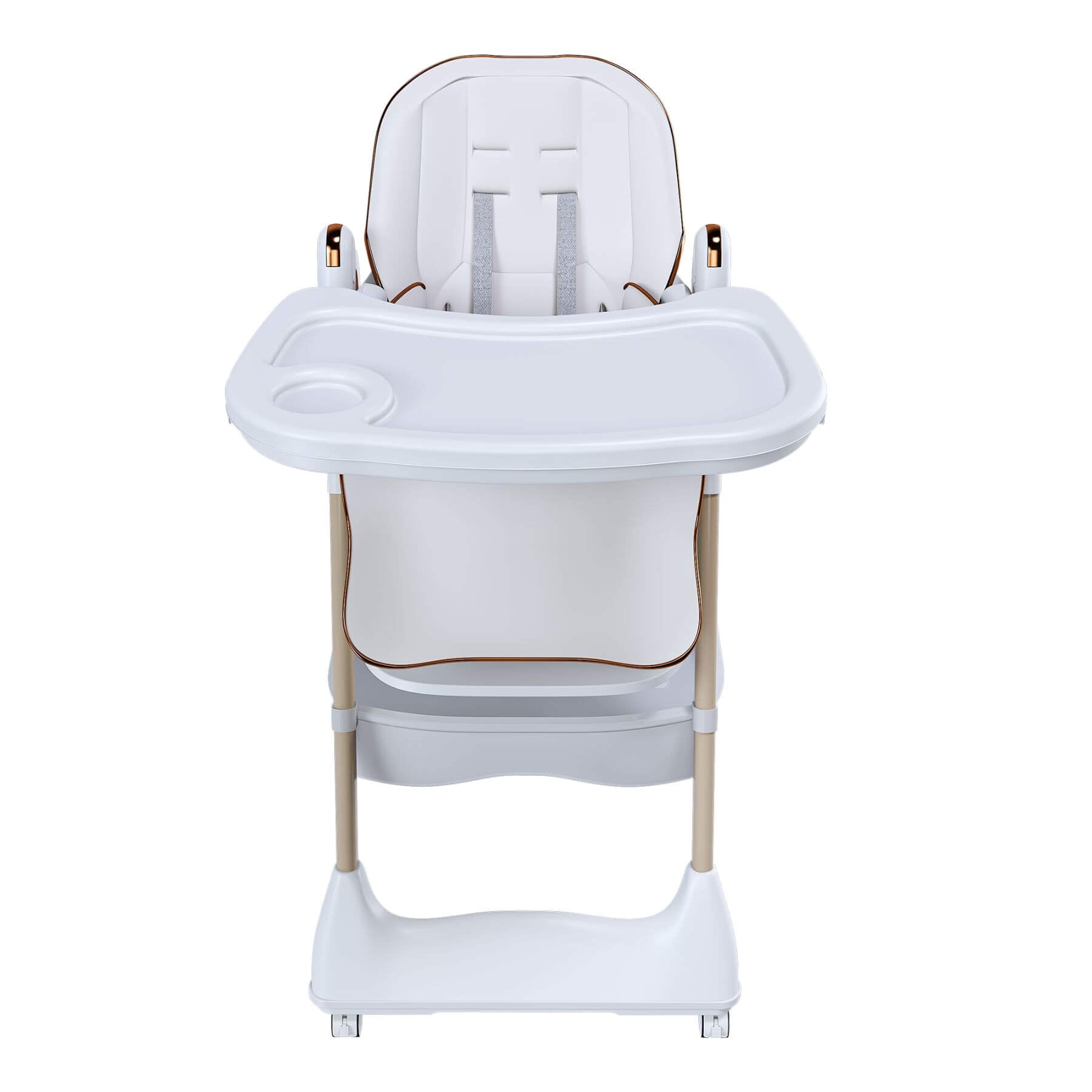 Leavader Adjustable Baby High Chair 0-6 Years, White