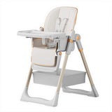 Leavader Adjustable Baby High Chair 0-6 Years, White