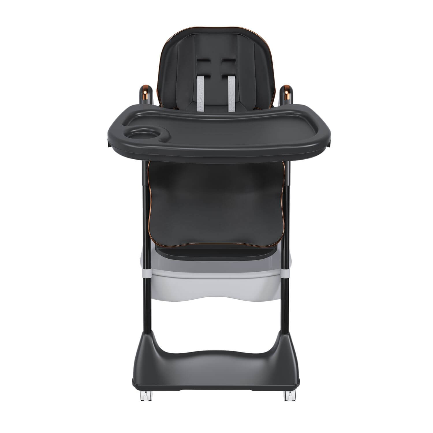 Leavader Adjustable Baby High Chair 0-6 Years, Black