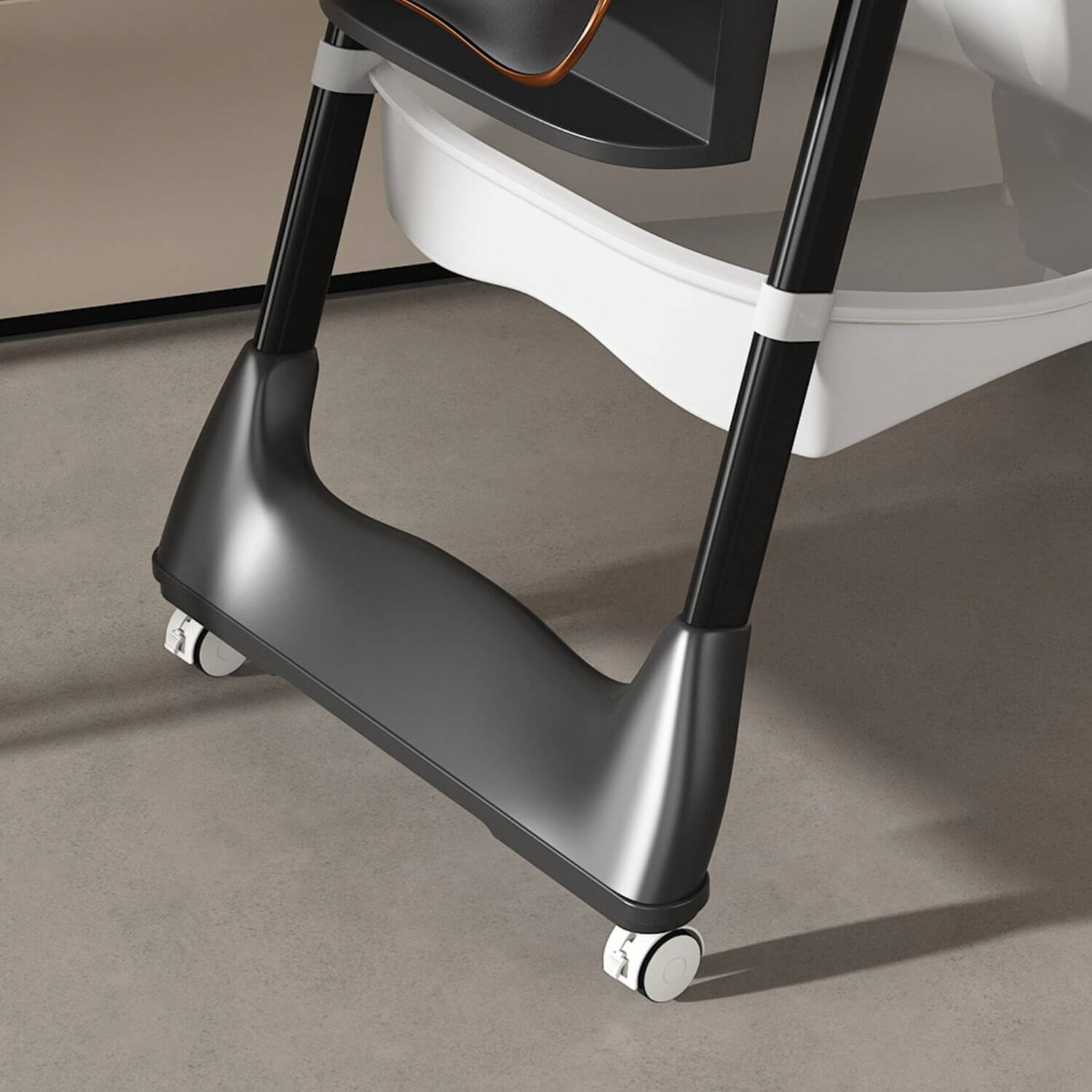 Leavader Adjustable Baby High Chair 0-6 Years, Black